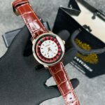 Casino Brown Leather Man Luxury Watche - Image 2