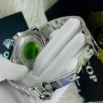 Full Silver T Blue Submeriner Watch And Braclet Combo - Image 4