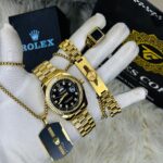 RLX Toton Full Combo Watch Braclet Chain Rinh - Image 10