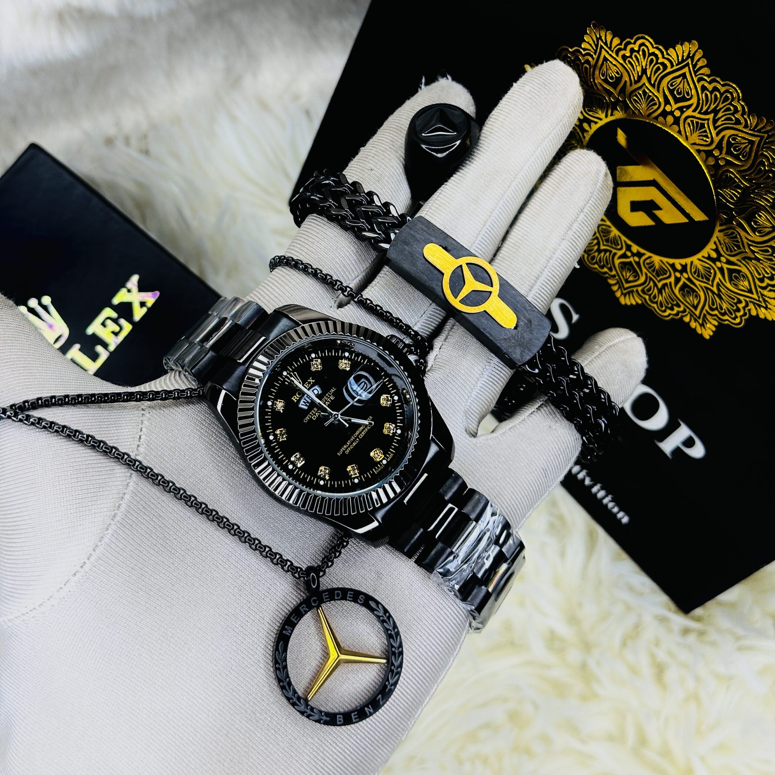 img_4337 RLX Toton Full Combo Watch Braclet Chain Rinh - Image 1