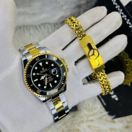 RLX SUBMERINER MAN LUXURY WATCH AND BRACLET SET