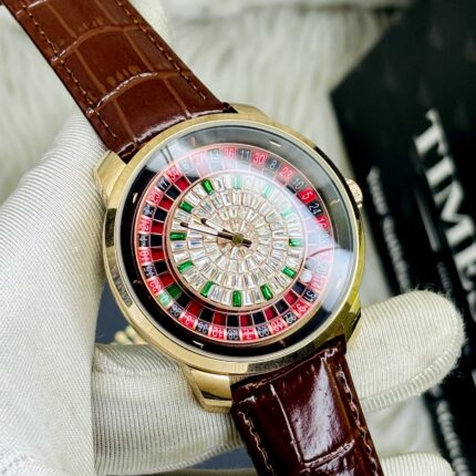Premium Casino leather Belt Watch